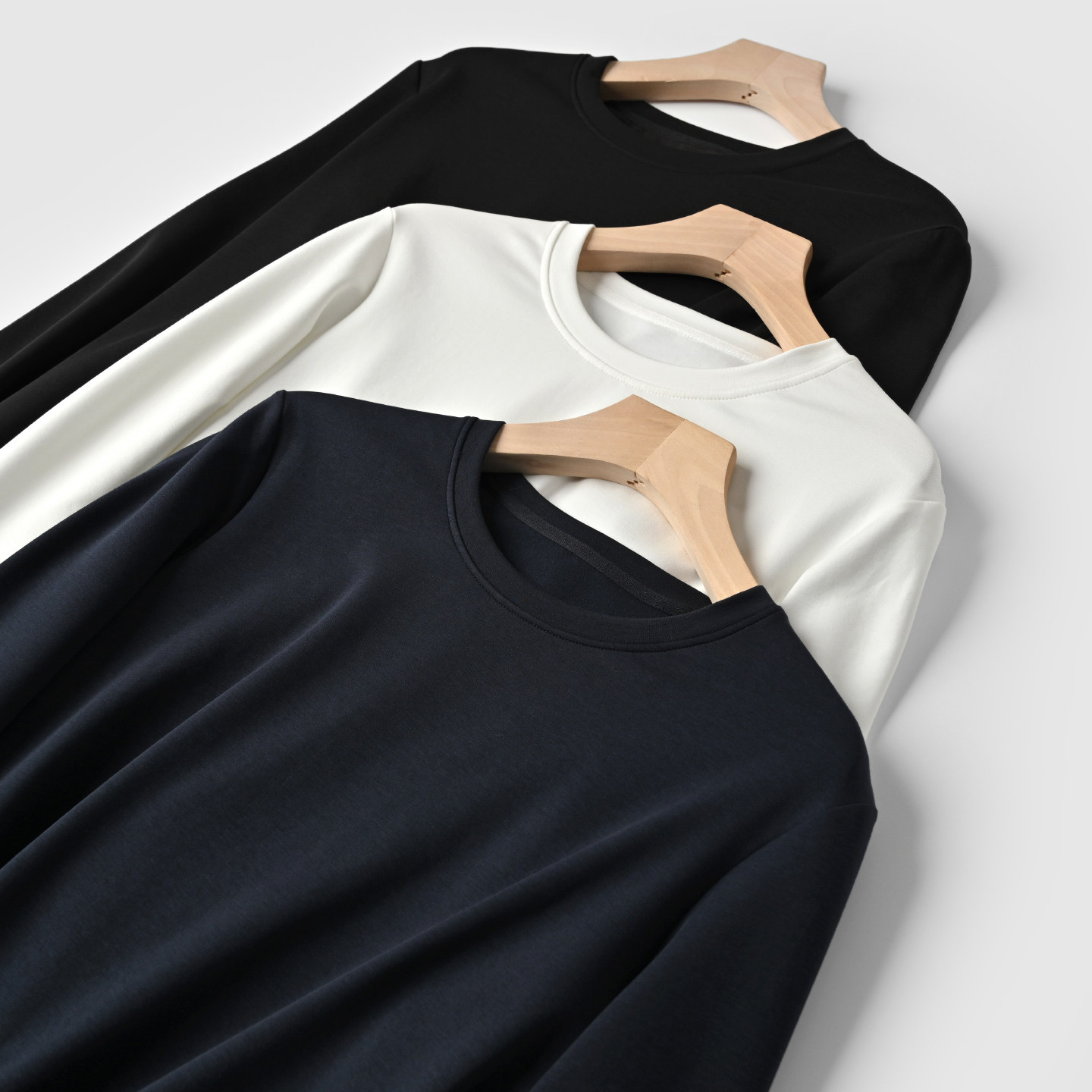 300g薄绒 莱赛尔棉男士长袖T恤 圆领百搭打底衫 内搭秋冬款 男装,淘宝优惠券,粉丝福利购,淘宝优惠卷