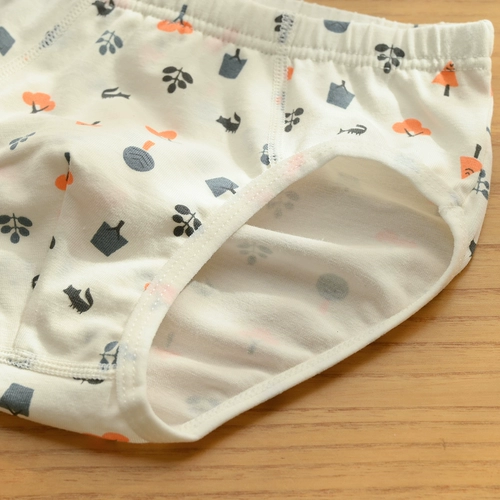 Детское хлопковое нижнее белье для мальчиков, мультяшные штаны, подходит для подростков