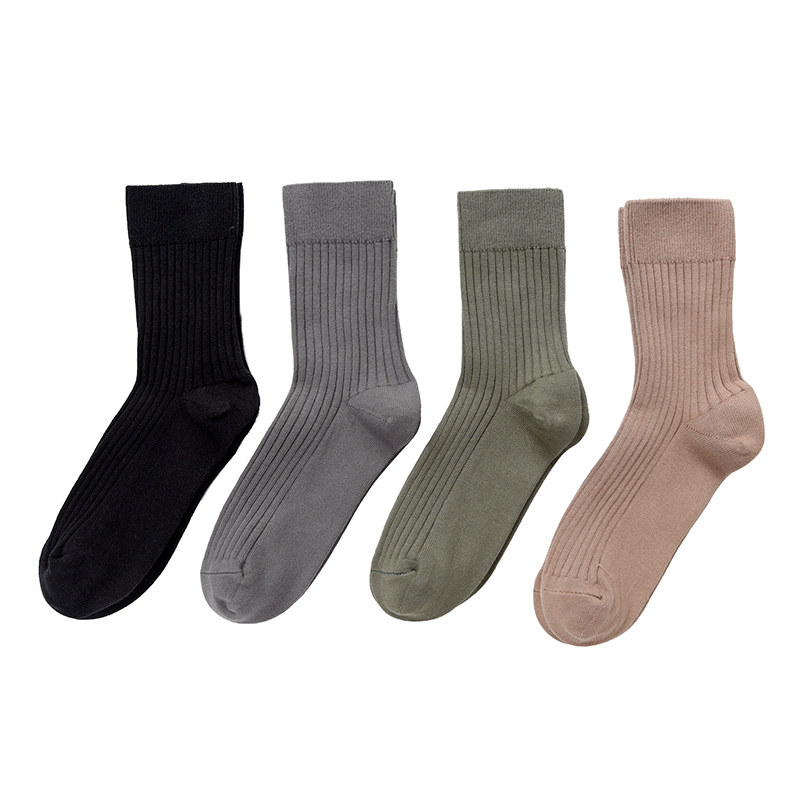 四双装 50g加厚款中筒袜 新疆长绒棉男士纯棉吸汗棉袜子 山东网店,淘宝优惠券,粉丝福利购,淘宝优惠卷