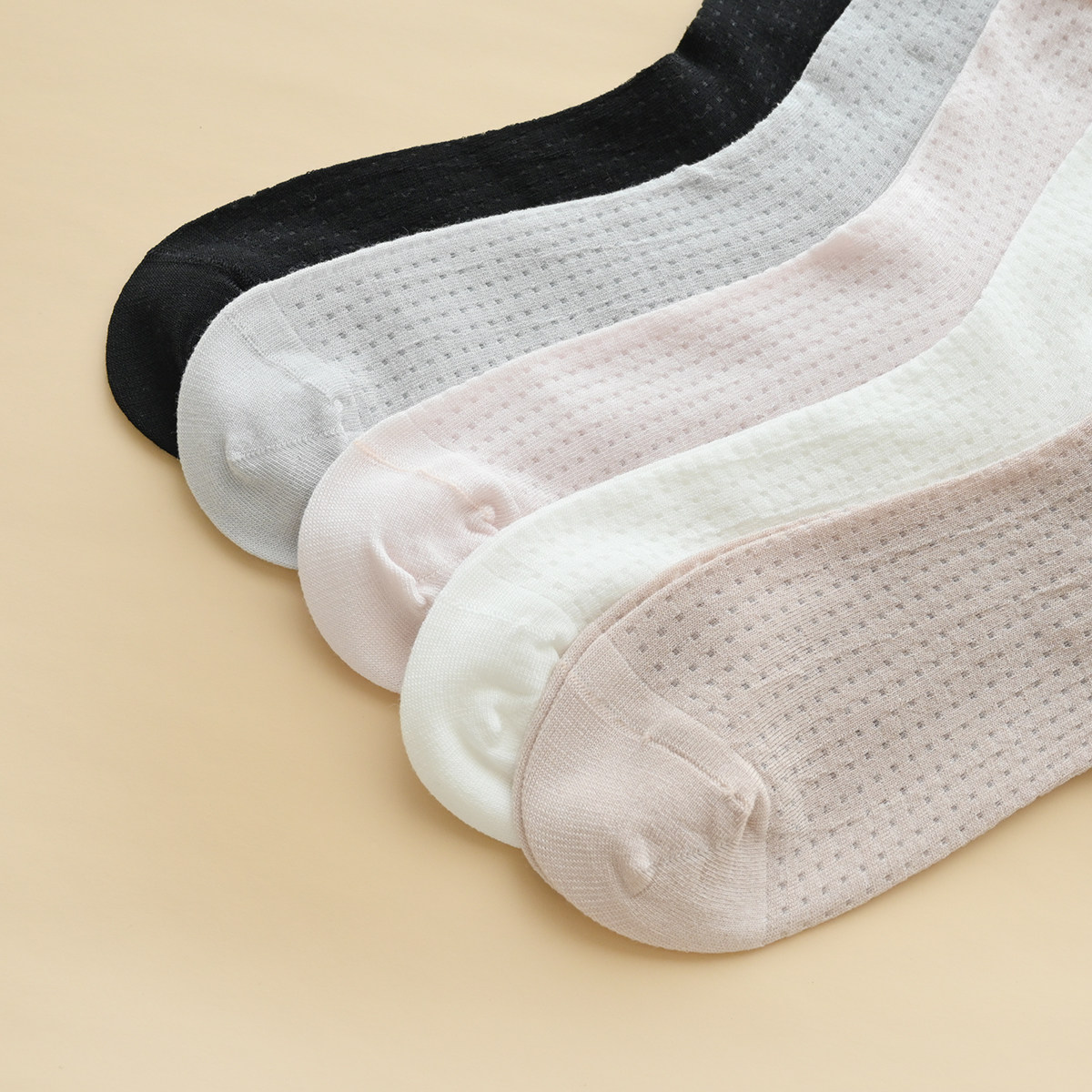 Bamboo fiber mid-calf socks Shuimu Liangpin deodorant