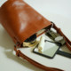 Retro ງ່າຍດາຍຊັ້ນທໍາອິດ cowhide bucket bag shoulder crossbody