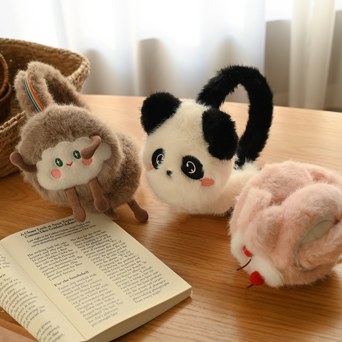 儿童可爱卡通毛绒耳罩 男女童冬天防风保暖护耳罩 冬款,淘宝优惠券,粉丝福利购,淘宝优惠卷