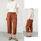 ກາງເກງ harem ແອວ elastic, pants cropped, pants ເຢັນ