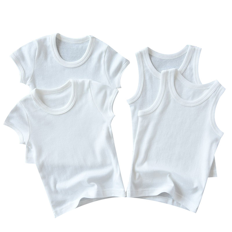 A类无荧光两件装儿童纯棉背心短袖男女童薄款全棉无袖T恤夏款童装,淘宝优惠券,粉丝福利购,淘宝优惠卷