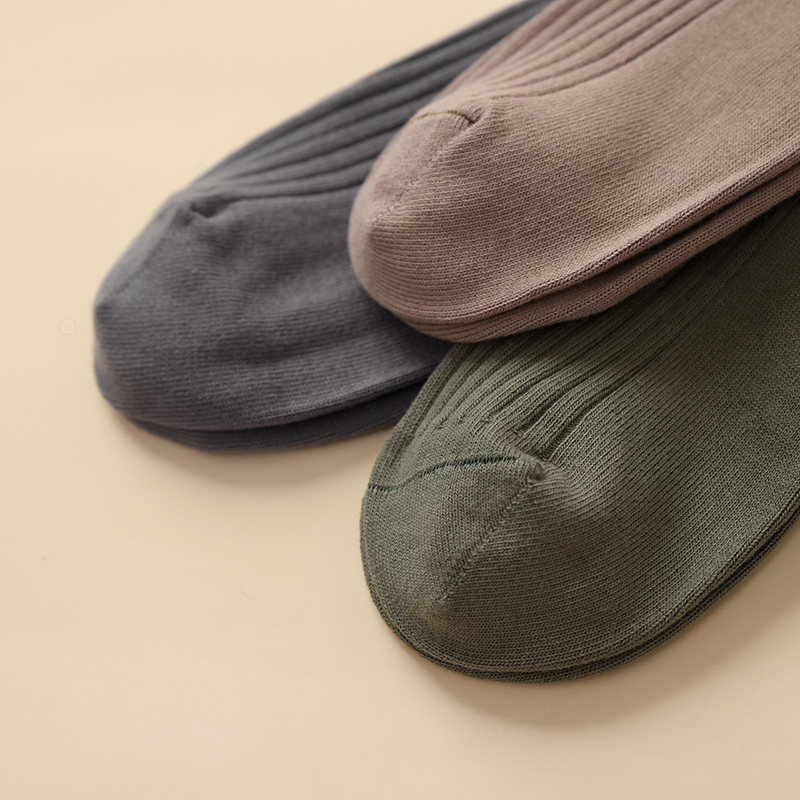 四双装 50g加厚款中筒袜 新疆长绒棉男士纯棉吸汗棉袜子 山东网店,淘宝优惠券,粉丝福利购,淘宝优惠卷