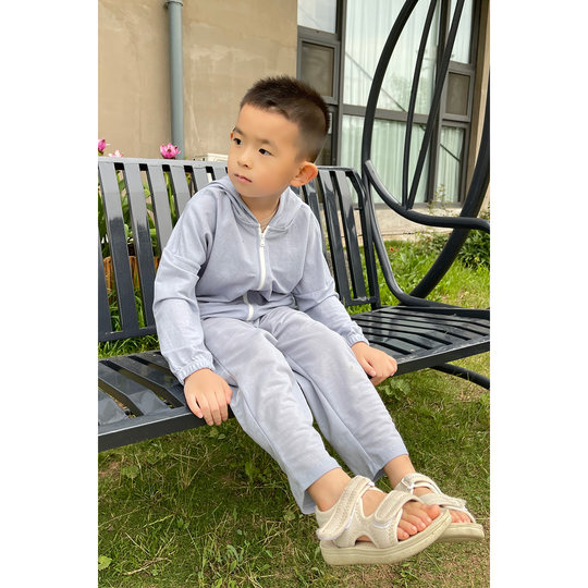 儿童薄款连帽外套 男女童空调服夏凉上衣  山东网店 童装