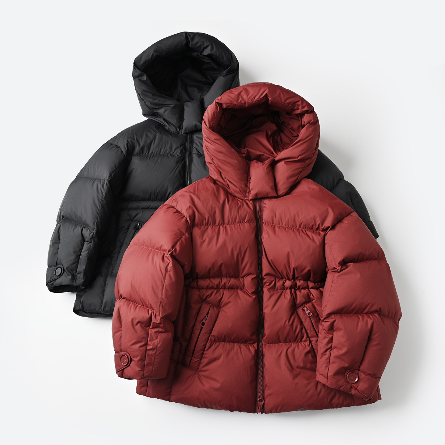 90白鸭绒 儿童连帽收腰羽绒服 男童女童保暖外套 中大童 冬款童装,淘宝优惠券,粉丝福利购,淘宝优惠卷