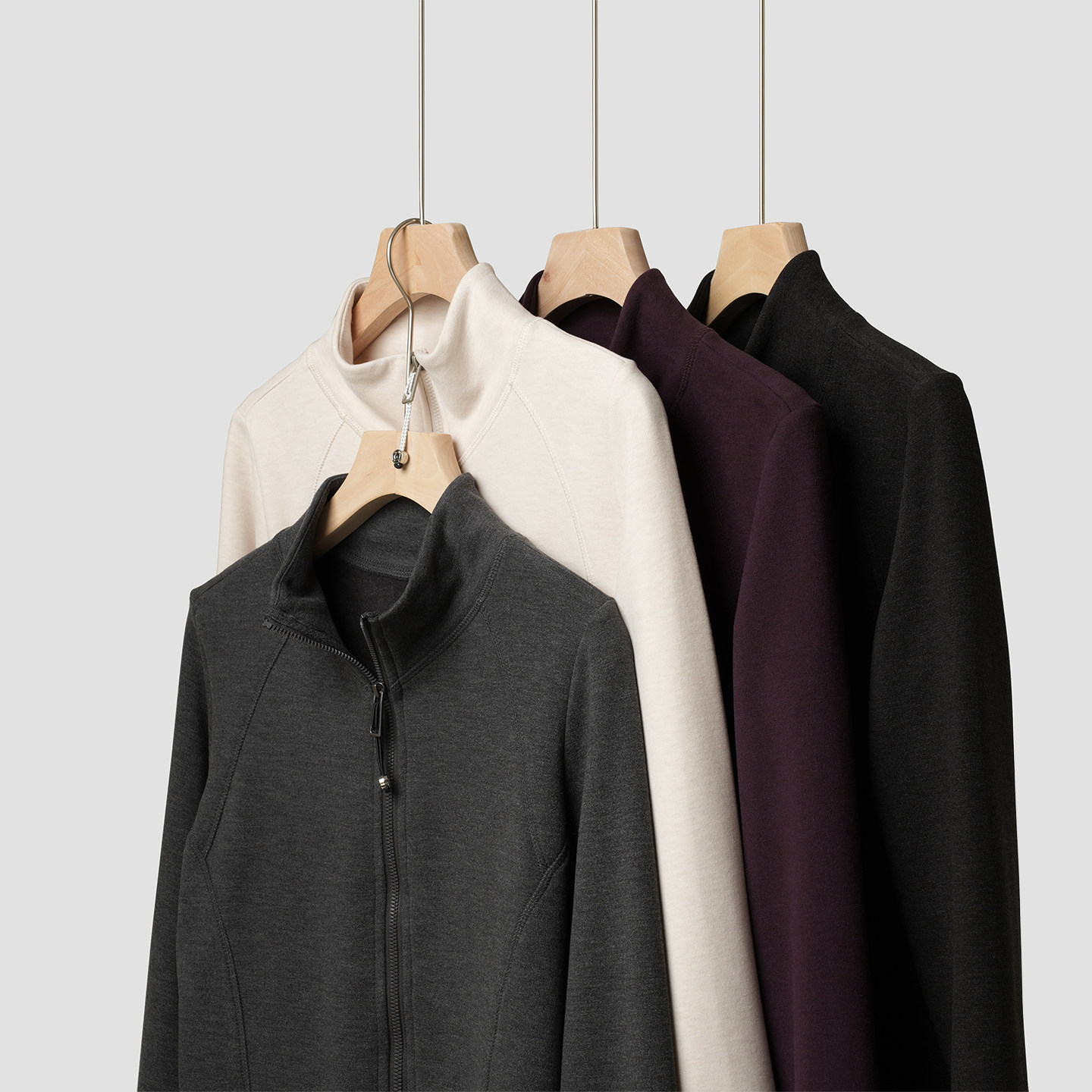 含羊毛 女士立领外套 修身短款拉链上衣 基础百搭 秋冬款 女装,淘宝优惠券,粉丝福利购,淘宝优惠卷