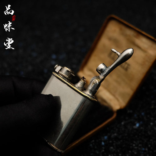 罕见1928年美国Re-X-Lite瑞司自动古董抬臂机打火机收藏独特包邮 - 图2