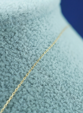 中古欧洲18K纯金项链首饰复古奢华高贵经典百搭吊坠气质绝版收藏