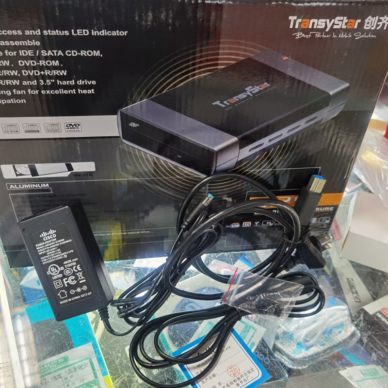 原装日立LG外置16X蓝光刻录机BH16NS55+创齐525QSU3E光驱盒USB3.0 - 图2