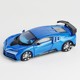 JKM 1 32 Bugatti EB110 alloy car model static collection ornament sound and light open door boy toys