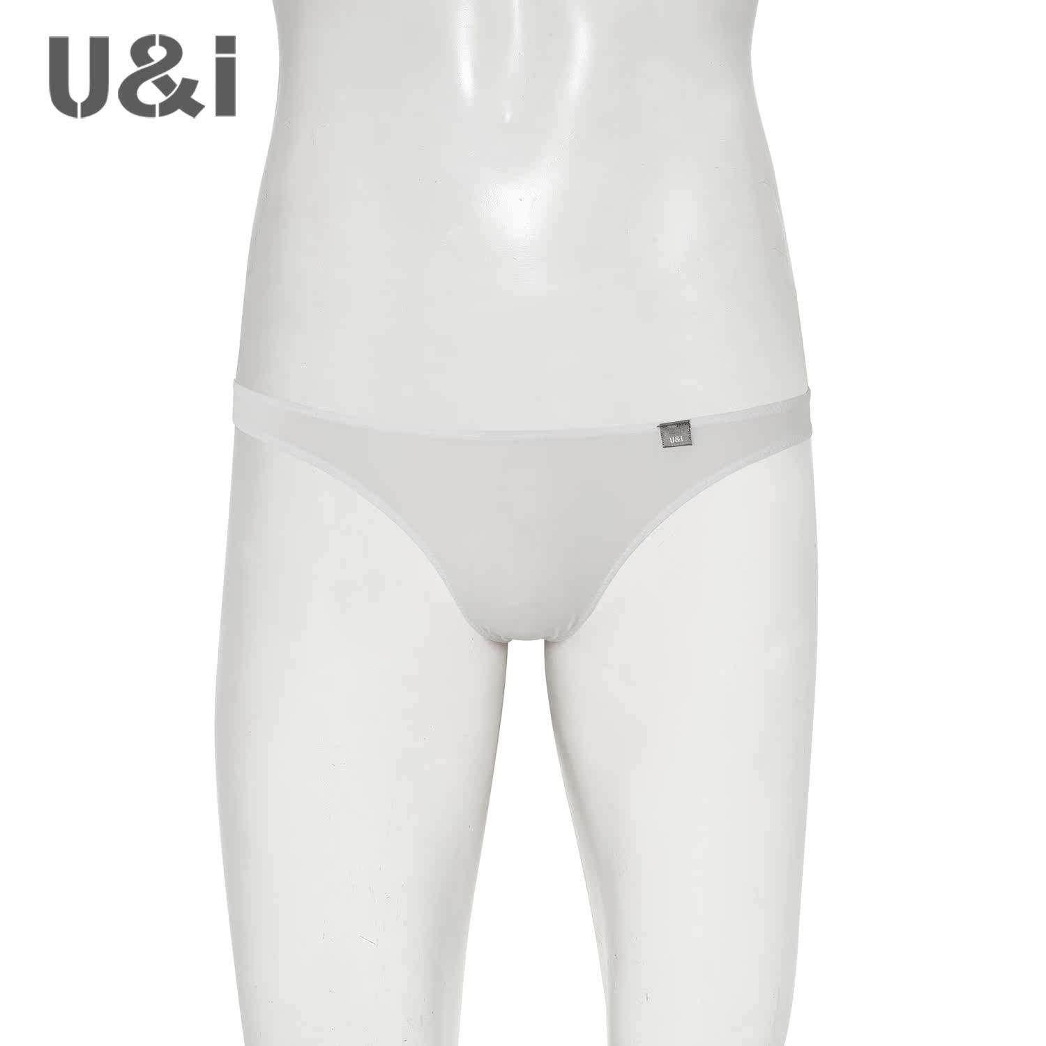 U＆I男士三角内裤薄微透冰丝超低腰性感一片无痕男女通用纯色,淘宝优惠券,粉丝福利购,淘宝优惠卷