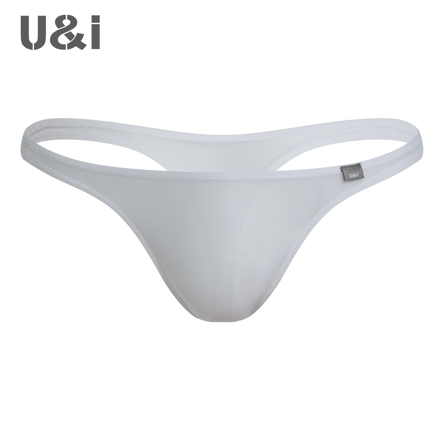 U＆I性感丁字裤男士超薄50克透明高弹透气冰丝一片式向上放t内裤,淘宝优惠券,粉丝福利购,淘宝优惠卷