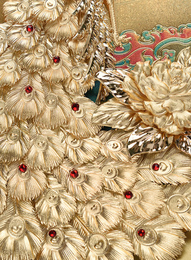 金悦珍品金箔祝福新中式客厅卧室