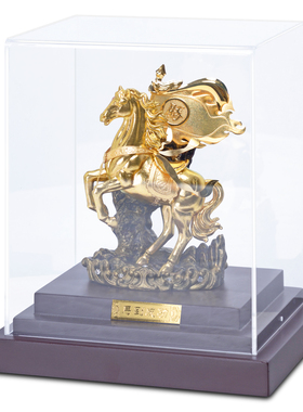 2026年马到成功摆件金箔画办公室公司开业乔迁升迁礼物中国风骏马