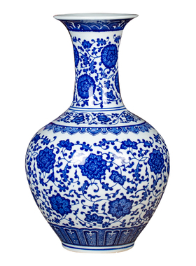 仿古插花陶瓷器景德镇中式