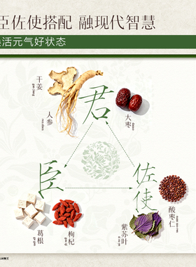 佰草集灵蕴养荣人参酸枣仁仙草饮