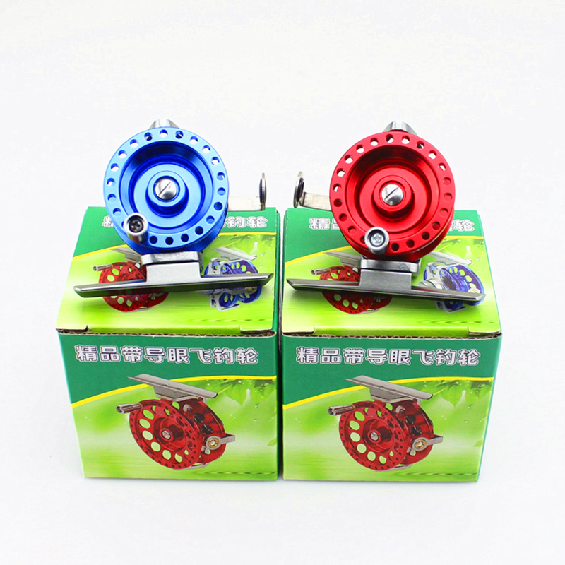 前打轮矶竿鱼轮带泄力铝合金鱼轮特价全金属冰钓超轻手竿改装渔轮 - 图2