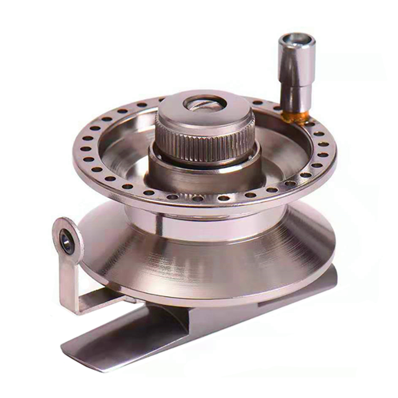 泄力轮全金属铝合金手竿改前打竿渔轮带泄力右轮冰钓轮前打矶钓轮 - 图3