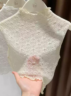 百搭女高档蕾丝打底衫
