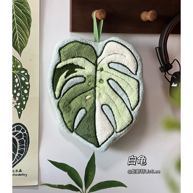 妮斯特·原创热植擦手巾加厚挂式毛巾卫生间浴室厨房植物文创周边,淘宝优惠券,粉丝福利购,淘宝优惠卷