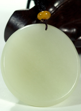 和田玉如意大象手玩件