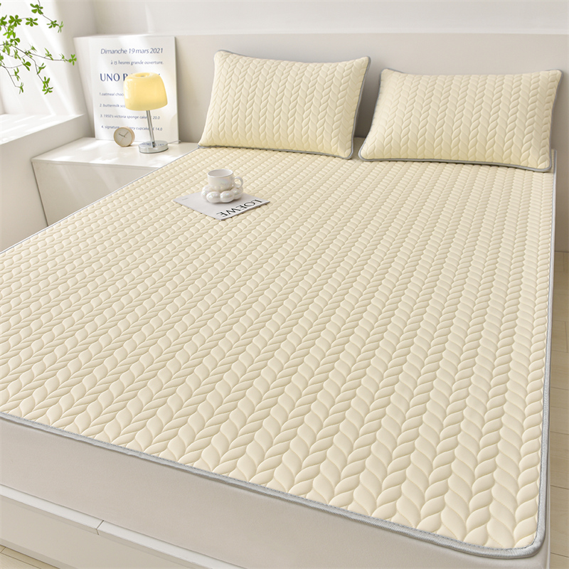 夏凉被四件套泰国乳胶凉席床笠款夏季冰丝可机水洗空调软被三件套,淘宝优惠券,粉丝福利购,淘宝优惠卷