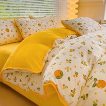 Milk Suede Quilt Cover Single Piece 150x200x230 Coral Suede Quilt Cover 1 5 m Student Dormitory Single Winter Thickening