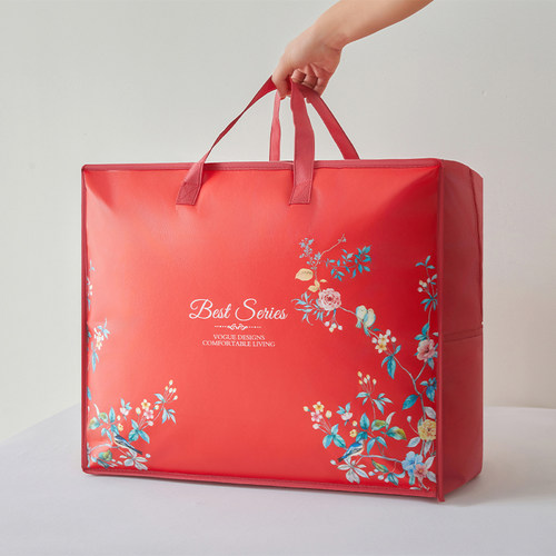 【手提袋】被子专用精美红色手提包手提袋包装 - 图0
