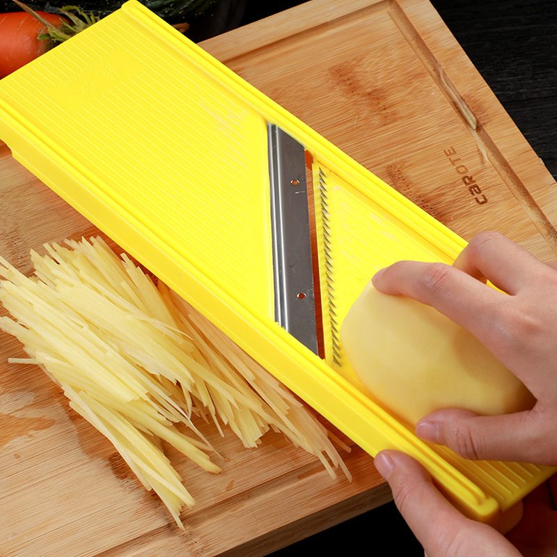 土豆丝刨丝器擦丝器切丝器神器商用家用厨房插土豆丝插板刮丝切片 - 图0