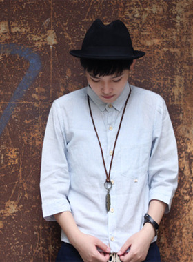 个性胸前吊坠做旧项链