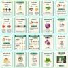 Healthy vegetable health recipe stickers conditioning diet