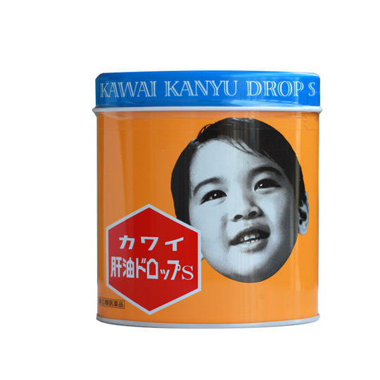 日本kawai肝油丸儿童肝油钙丸卡哇伊鱼肝油A+D300粒