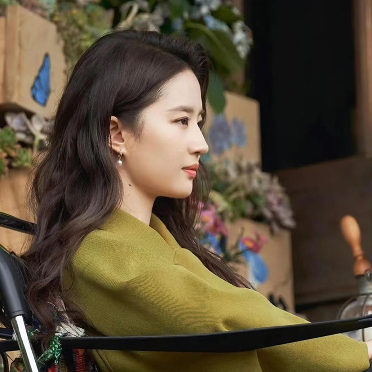 赛赛莉安刘亦菲同款纯银耳圈高级感进口正圆施家珍珠气质耳环新款,淘宝优惠券,粉丝福利购,淘宝优惠卷