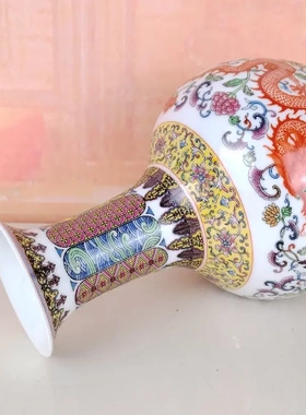 景德镇中式古典装饰礼品珐琅彩