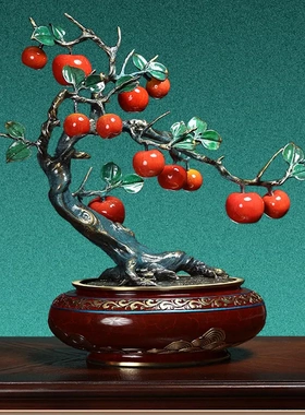 纯铜苹果树家居客厅办公室平安