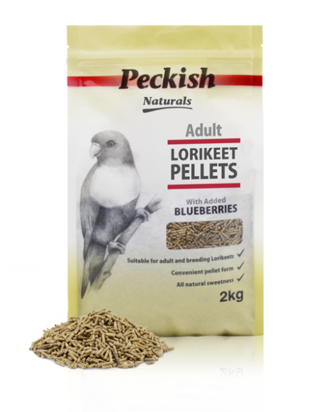 澳洲直邮 Peckish Adult Lorikeet鹦鹉天然日常滋养丸蓝莓味2kg-图0