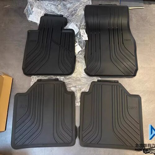 BMW宝马原厂 1 2 3 3GT 4系各车系全天候橡胶脚垫套装 地垫橡胶垫 - 图0
