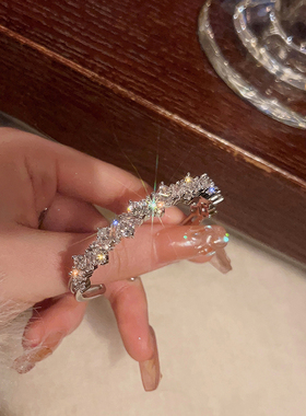满天星~轻奢锆石碎石手镯开口轻奢高级感手环小众精致冷淡风手饰