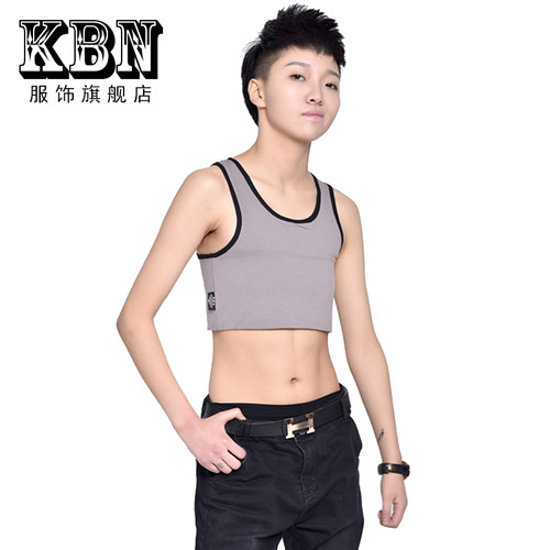 KBN/金博棉束胸加强绷带超平短款夏大胸显小缩胸学生束胸衣002 - 图2