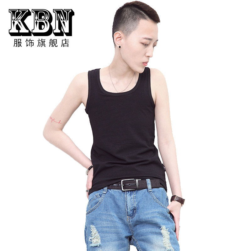 kbn大胸显小外穿超平缩胸纯棉束胸 kbn服饰塑身上衣