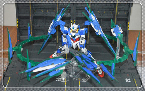 1:144 RG 量子 00Q GN剑4 沙札比  新安洲 步枪 00R 天使飞翼武器 - 图0