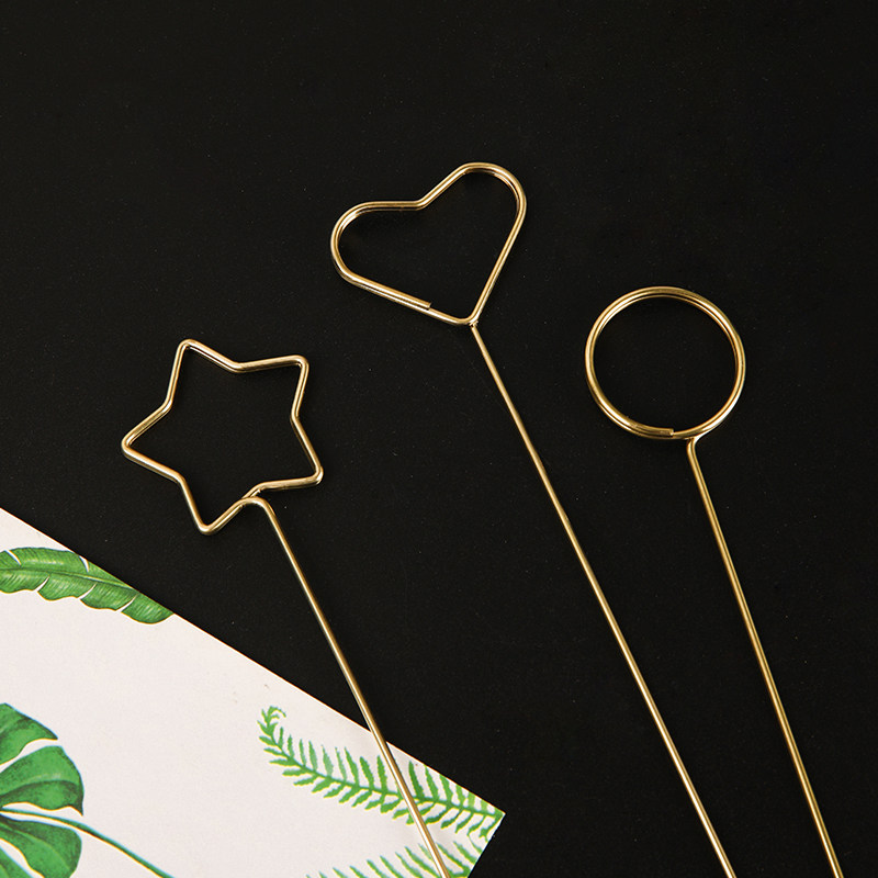 鲜花金属卡片夹花束包装爱心贺卡夹蛋糕装饰花艺diy手工插签材料,淘宝优惠券,粉丝福利购,淘宝优惠卷