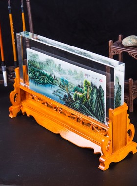 实用办公室桌面内画退休纪念品