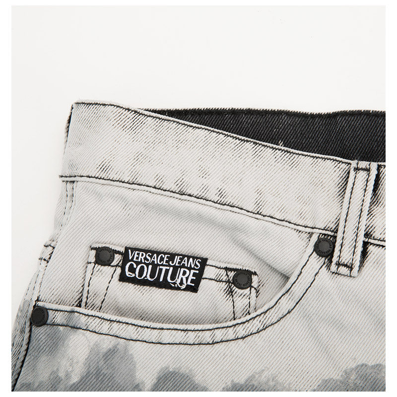 范思哲versace jeans couture短裤 银泰百货精品牛仔裤