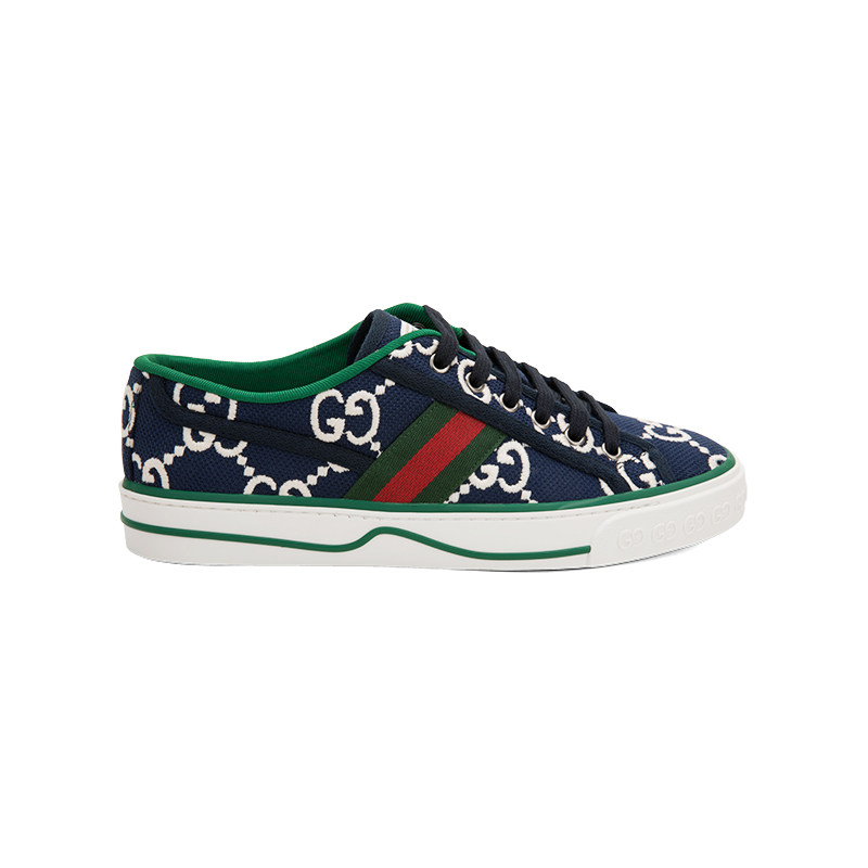 gucci /古驰男士g字母印花运动鞋 银泰百货精品时尚休闲鞋