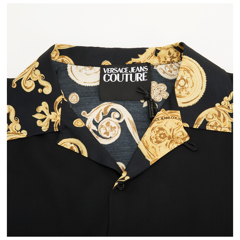 versace jeans couture短袖衬衫 银泰百货精品衬衫