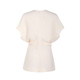 TOTEME Spring and Summer New Women's Solid Color Elegant Short-Sleeved Top Intime Department Store Boutique 301574