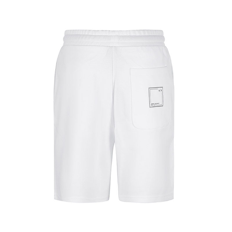 Armani阿玛尼AX男士徽标印花运动休闲裤短裤五分裤银泰百货300095,淘宝优惠券,粉丝福利购,淘宝优惠卷